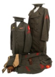 WWII US MARINE CORPS NCO SERVICE UNIFORM SETS
