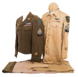 WWII US ARMY CBI NAMED MARS TASK FORCE EM UNIFORM