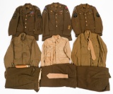 WWII US ARMY NCO SERVICE UNIFORM SETS