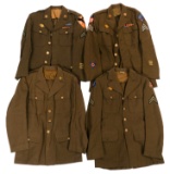 WWII US ARMY ENLISTED/NCO SERVICE TUNICS