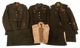 WWII US ARMY OFFICER UNIFORM ITEMS