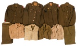 WWII US ARMY ENLISTED/NCO UNIFORM ITEMS