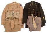WWII USAAF NAMED OFFICER UNIFORM SETS