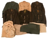 WWII USN & ARMY 24th ID SERVICE UNIFORMS & TUNICS