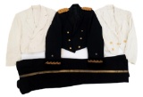 COLD WAR ERA US ARMY & NAMED NAVY MESS UNIFORMS