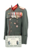 INGLOURIOUS BASTERDS MOVIE PROP WWII GERMAN TUNIC