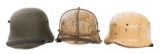 REFURBISHED WWI - WWII GERMAN COMBAT HELMETS