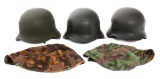REFURBISHED WWII GERMAN M40 & M42 COMBAT HELMETS