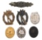 WWII GERMAN COMBAT CLASP, MEDALS & WOUND BADGES