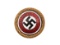 WWII GERMAN NSDAP GOLDEN PARTY PIN by DESCHLER