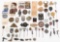 WWII GERMAN NSKOV, DRL, DAF & HJ TINNIES & BADGES