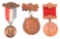 EARLY 20th C. GAR VETERAN & ENCAMPMENT MEDALS
