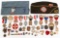 1930's - COLD WAR US VETERAN MEDALS VFW CAPS