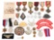 WWII - COLD WAR FRENCH, AUS, & NZ BADGES & MEDALS