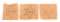 WWII GERMAN UNCUT JEWISH PRISONER PATCHES