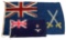 WWI - WWII AUSTRALIAN RAAF & SERVICE CORPS FLAGS