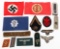 WWII GERMAN DAK CUFF TITLE & CLOTH INSIGNIA
