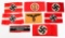 WWII GERMAN SA, HJ, NSDAP & WEHRMACHT ARMBANDS