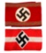 WWII GERMAN NSDAP ADMINSTRATIVE & HJ ARMBANDS