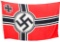 WWII GERMAN KRIEGSMARINE BATTLE FLAG