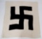 WWII GERMAN UNCUT CLOTH NSDAP FLAG EMBLEM