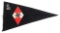 WWII GERMAN HITLER YOUTH 12/541 UNIT PENNANT FLAG