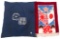 WWII JAPANESE SHUSSEI NOBORI BANNER & CHINESE FLAG