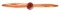 1930's PARNALL ELF WOODEN AIRPLANE PROPELLER