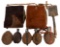 WWII GERMAN M34 PONY FUR PACK, SHOVEL & CANTEENS