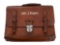 WWII GERMAN LUFTWAFFE LEATHER BRIEF CASE