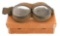 WWII GERMAN LUFTWAFFE M295 GOGGLES WITH BOX