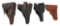 WWII GERMAN LUGER, WALTHER & CZ LEATHER HOLSTERS
