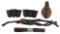 WWII GERMAN AMMO POUCHES, BELT, & FIELD GEAR