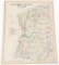 20th C. FRAMED MAP OF COLUMBIA COUNTY, NEW YORK