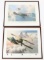 WWI US, UK & GERMAN FIGHTER PLANE LITHOGRAPHS