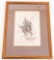 19th C. RUSSIAN COSSACK CHROMOLITHOGRAPH by VALLET