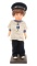 GERMAN ZEPPELIN PLUSH DOLL WITH STAND