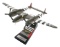 US LOCKHEED P-38 LIGHTNING SIGNED MODEL AIRPLANE