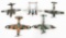 WWII GERMAN, US & BRITISH MODEL FIGHTER PLANES