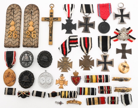 IMPERIAL GERMAN IRON CROSS, INSIGNIA & MEDALS