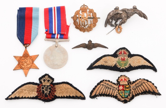 WWI - WWII BRITISH & WORLD MILITARY PILOT WINGS