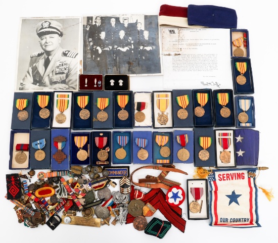 WWII - COLD WAR WORLD MEDALS & INSIGNIA BONANZA