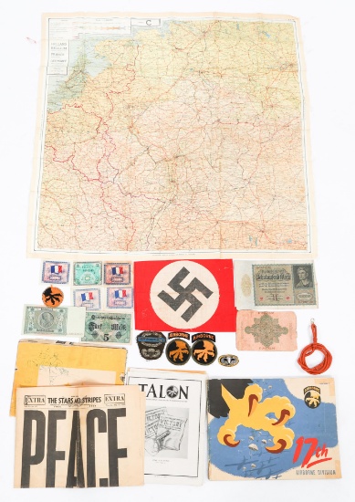 WWII US ARMY 17th AIRBORNE DIVISION GROUPING