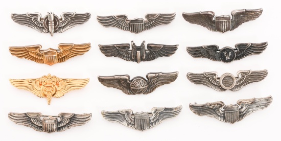 WWII USAAF 2" QUALIFICATION WINGS