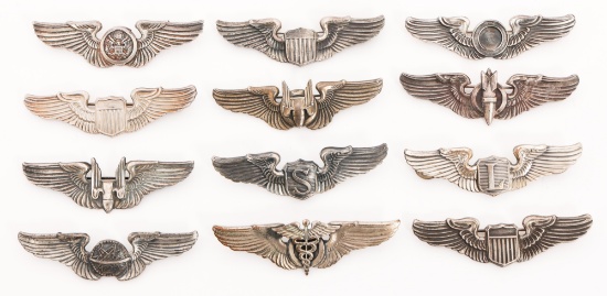 WWII USAAF 3" QUALIFICATION WINGS