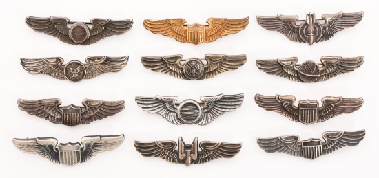 WWII USAAF 2" QUALIFICATION WINGS