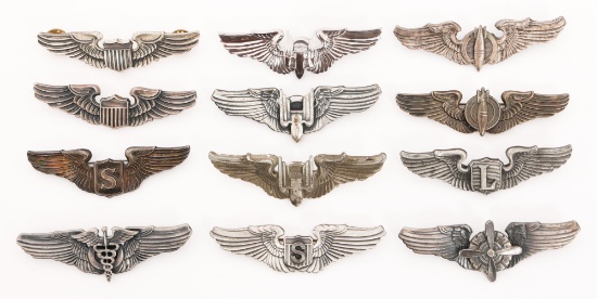 WWII USAAF 3" QUALIFICATION WINGS