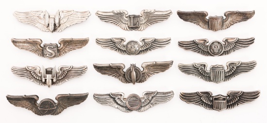 WWII USAAF 3" QUALIFICATION WINGS