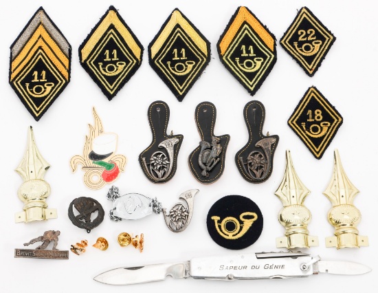 20th C. - COLD WAR FRENCH ARMY INSIGNIA & BADGES