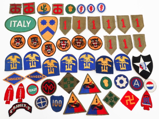 WWII US ARMED FORCES SHOULDER PATCHES